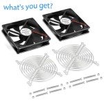 WDERAIR 120mm Waterproof Brushless Cooling Fans (2pcs)