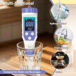 Hydrogen Water Tester Meter - 7-in-1 Digital Device