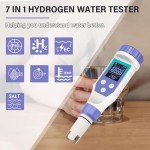Hydrogen Water Tester Meter - 7-in-1 Digital Device