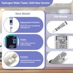 Hydrogen Water Tester Meter - 7-in-1 Digital Device