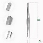 XTRM CRAFT 6-Inch Stainless Steel Forceps