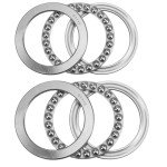 2 PCS Miniature Thrust Ball Bearings 75mm x 100mm