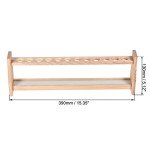 Wooden Test Tube Holder Rack for 12 Tubes