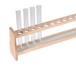 Wooden Test Tube Holder Rack for 12 Tubes