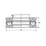 Thrust Ball Bearings 12mm x 21mm x 5mm - 4pcs