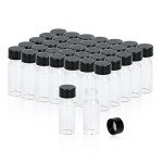 ALWSCI 1/2 Dram Borosilicate Glass Vials - 100 Pack