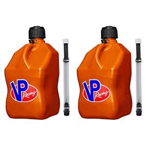 VP Racing 5 Gallon Square Motorsport Container, Orange