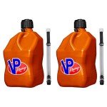 VP Racing 5 Gallon Square Motorsport Container, Orange