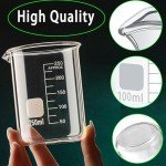 Heavy Duty Borosilicate Glass Beaker Set, 3 Sizes