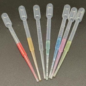 100 Pack 2ML Disposable Plastic Pipettes for Lab Use