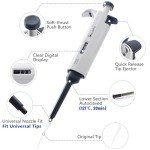 eLabPal Adjustable Volume Pipette 20-200µl