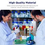 50mL Conical Centrifuge Tubes - 25 Pack