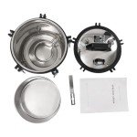 8L Portable Steam Autoclave Sterilizer for Labs