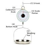 22LB Double-Sided Mechanical Hanging Scale with Pan