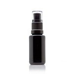 20ml Black UV Glass Mist Spray Bottle Set