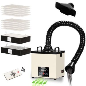 NLVYPRO Fume Extractor with LCD Display & Remote Control