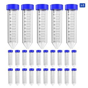 50mL Conical Centrifuge Tubes with Screw Caps