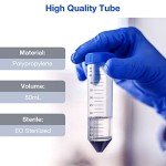 50mL Conical Centrifuge Tubes with Screw Caps