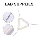 ULTECHNOVO 10pcs Lab Clay Triangle Crucibles