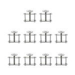 Adjustable Flow Control Tubing Clamps - 10 Pack