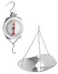 QWORK 110 lbs Spring Dial Weight Scale with Scoop