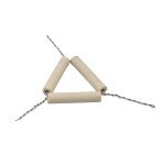 EISCO 5cm Clay Pipe Triangle for High Heat Use