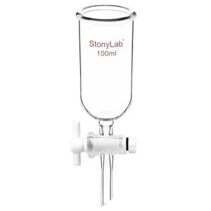 Stonylab 100 ml Borosilicate Glass Funnel