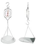 QWORK 110 lbs Spring Dial Weight Scale with Scoop
