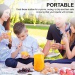 64 oz Clear PET Plastic Juice Bottles - Set of 4