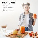 64 oz Clear PET Plastic Juice Bottles - Set of 4
