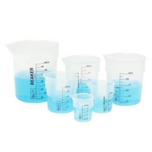 ULAB Stackable Plastic Beaker Set - 6 Sizes