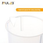 ULAB Stackable Plastic Beaker Set - 6 Sizes