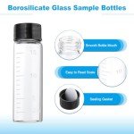 10pcs 15ml Clear Glass Vials with Screw Caps