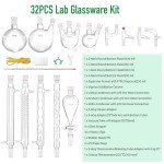 24/40 Chemistry Glassware Kit – 32 Pieces