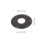100 Pcs Countersunk Cup Washers for M6 Screws