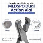 Dual Action Vial Opener and Decapper Tool