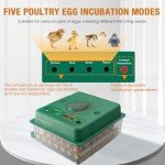 Shaledig 36 Egg Incubator with Automatic Turning