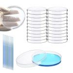 30 Pack 60mm Sterile Plastic Petri Dishes