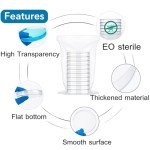 30 Pack 60mm Sterile Plastic Petri Dishes