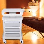Mobile Medical Trolley with 4 Wheels and 3 Drawers