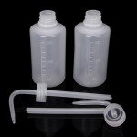 6-Pack 250ml Squeeze Bottles for Liquids