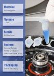 Sterile 1.5mL Leak-Proof Centrifuge Tubes, 100 Pack