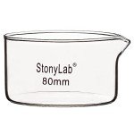 Borosilicate Crystallizing Dish with Spout - 100ml