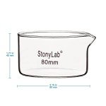 Borosilicate Crystallizing Dish with Spout - 100ml