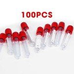 Blood Collection Tubes for Veterinary Lab Use - 100 Pcs