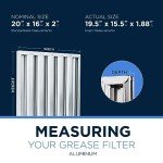 Kleen-Gard Aluminum Kitchen Hood Grease Filter (2-Pack)