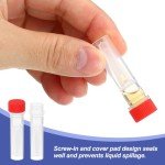 PATIKIL 0.5ml Self-Standing Cryogenic Vials, 25 Pack