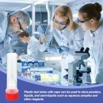 PATIKIL 0.5ml Self-Standing Cryogenic Vials, 25 Pack