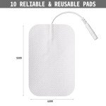 10PCS Self-Adhesive TENS Unit Electrodes Pads