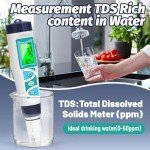 Hydrogen Water Tester pH Meter for Home Use